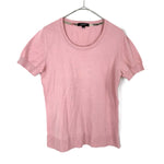 将图片加载到图库查看器，【中古】バーバリー BURBERRY アンサンブルニット 半袖 カーディガン セット コットン くすみピンク i0606aq01520
