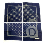 Load image into Gallery viewer, 【中古】クリスチャンディオール Christian Dior スカーフ マルチ柄 ドット ネイビー アイボリー i0424lq02316
