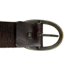 Load image into Gallery viewer, 【中古】theory セオリー 本革 レザーベルト ブラウン イタリア製 ハンドメイド i0731wq0101
