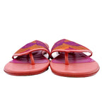 画像をギャラリービューアに読み込む, 【中古】エルメス サンダル アンクルストラップ フラワー刺繍 i0810oq005161
