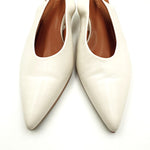 画像をギャラリービューアに読み込む, 【中古】スローブイエナ SLOBE IENA パンプス バックスリング 5cmヒール オフホワイト 白 i0731wq0185
