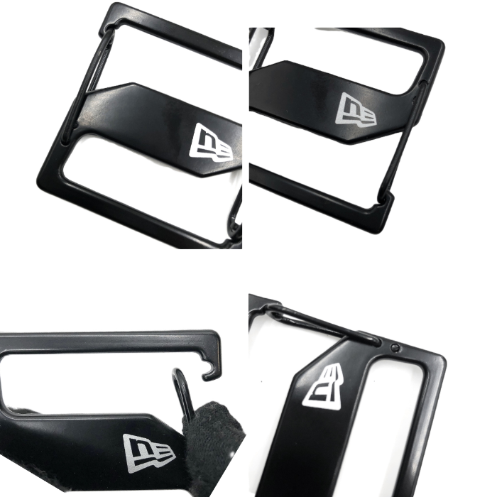 【中古】ニューエラ NEW ERA キャップクリップ カラビナ ロゴ シンプル ブラック 黒 i0731wq0361