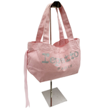 画像をギャラリービューアに読み込む, 【中古】repetto レペット トートバッグ ピンク ロゴ入り キャンバス i1124tq0233
