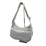 Load image into Gallery viewer, 【中古】【LeSportsac】レスポートサック ハートドット ショルダーバッグ グレー ナイロン レディース j0223tq04815
