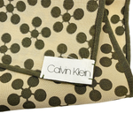 画像をギャラリービューアに読み込む, 【中古】Calvin Klein カルバンクライン スカーフ ベージュ系 シルク100% j0223tq0245
