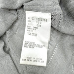 将图片加载到图库查看器，【中古】セオリーリュクス Theory luxe 七分袖カーディガン バックレース編み 透け感 ライトグレー i0807n0025
