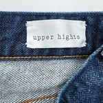 画像をギャラリービューアに読み込む, 【中古】upper hights アッパーハイツ デニムパンツ 24 インディゴブルー レディース ストレート j0310h0124
