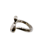 画像をギャラリービューアに読み込む, 【中古】TIFFANY&amp;Co. ティファニー エルサ・ペレッティ オープンハート リング SV925 シルバー 保存袋付き j0629pq002106
