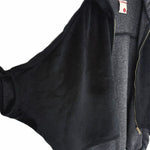 画像をギャラリービューアに読み込む, 【中古】BACCA バッカ ポンチョコート フード付き ブラック 黒 ウール混 アウター i1215i02416
