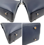 画像をギャラリービューアに読み込む, 【中古】コーチ COACH 2WAY ショルダーバッグ レザー ネイビー j0417aq00475
