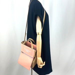 【中古】アクネストゥディオズ Acne Studios ショルダーバッグ ペイパリーナイロントートバッグ ベージュ サーモンピンク h0506aq007