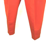 画像をギャラリービューアに読み込む, 【中古】ドゥロワー Drawer コットンサテンタックパンツ テーパード ビタミンカラー オレンジ系 i0324w00312
