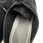 画像をギャラリービューアに読み込む, 【中古】コールハーン COLE HAAN スニーカー スエード パンチング オックスフォード風 軽量 ブラック 黒 i0717n00414
