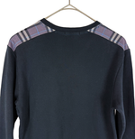 Load image into Gallery viewer, 【中古】バーバリーブラックレーベル BURBERRY BLACK LABEL ノバチェック切替 長袖カットソー i1207oq00540

