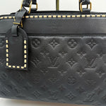 Load image into Gallery viewer, 【中古】ルイヴィトン LOUIS VUITTON ヴォージュ ノワール ハンドバッグ ステッチ エンボス ブラック 黒 h1125aq029810
