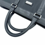 将图片加载到图库查看器，【中古】バーバリー BURBERRY バーバリー ビジネスバッグ ブラック レザー ブリーフケース メンズ 通勤 A4可 i1207oq01080
