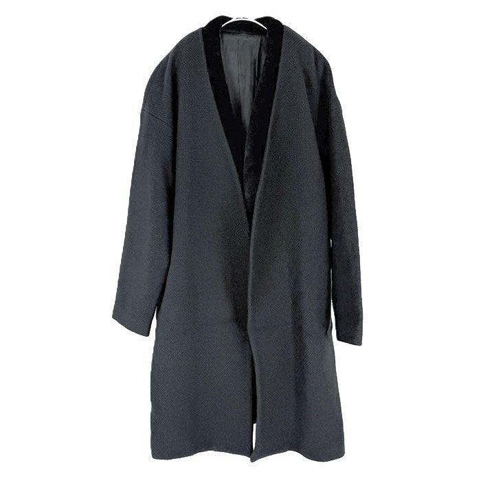 【中古】KNOTT ノット TOMORROWLAND 日本製 ファー付き ウールコート ベスト付き 2WAY i0807n0018