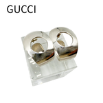Load image into Gallery viewer, 【中古】グッチ GUCCI ピアス シルバー SV925 オープンデザイン 両耳用 アクセサリー j0618lq00944
