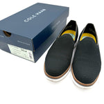 画像をギャラリービューアに読み込む, 【中古】コールハーン COLE HAAN スリッポン メッシュ レザー カジュアル シンプル ブラック 黒 i0722n00315
