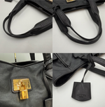 将图片加载到图库查看器，【中古】LOEWE ロエベ ヘリテージ トートバッグ ハンドバッグ PVC×レザー A4収納可 通勤 通学 i0907oq012172
