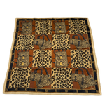 Load image into Gallery viewer, 【中古】FENDI フェンディ ハンカチ スカーフ レオパード バッグ柄 ブラウン レディース j0618lq0155
