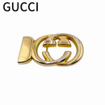 Load image into Gallery viewer, 【中古】グッチ GUCCI ベルトバックル インターロッキングG ダブルG ゴールドカラー 金具 j0712oq01917
