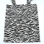 Load image into Gallery viewer, 【中古】ウーア Uhr エコバッグ サブバッグ ゼブラ柄 モノトーン ブラック ホワイト 黒 白 i0619wq0265
