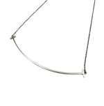 Load image into Gallery viewer, 【中古】TIFFANY&amp;Co. ティファニー スマイリー ネックレス SV925 シルバー 長さ調節可能 レディース j0629pq009594
