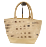 Load image into Gallery viewer, 【中古】Ron Herman ロンハーマン スエード トート ベージュ カットワーク ハンドバッグ i1013tq02023
