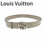 Load image into Gallery viewer, 【中古】グッチ GUCCI ベルト インターロッキングG GGバックル レザー シルバー金具 ベージュ j0729pq00589
