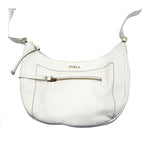 Load image into Gallery viewer, 【中古】フルラ FURLA ショルダーバッグ 半月型 レザー おしゃれ オフホワイト 白系 i0522lq02813
