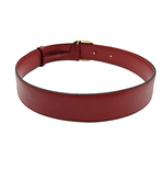 Load image into Gallery viewer, 【中古】GUCCI グッチ レザーベルト レッド ゴールドバックル レディース j0618lq01338

