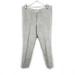 画像をギャラリービューアに読み込む, 【中古】ジョセフ JOSEPH テーパードパンツ ツイード タグ付き 麻 リネン ライトグレー i0213n01510
