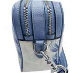 Load image into Gallery viewer, 【中古】COACH コーチ ショルダーバッグ 水色 花柄 フローラル i0926aq00164
