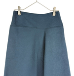 Load image into Gallery viewer, 【中古】Drawer ドゥロワー ウール アシンメトリースカート ブルー 大人エレガント i0925i00215
