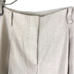 Load image into Gallery viewer, 【中古】セオリーリュクス theory luxe ワイドテーパードパンツ 薄手 光沢 上品 ライトベージュ 生成り i0818n0218
