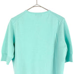 画像をギャラリービューアに読み込む, 【中古】Drawer ドゥロワー カシミヤ100％ 半袖ニット クルーネック i1121y00122
