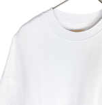 Load image into Gallery viewer, 【中古】BLAMINK ブラミンク ワッフルTシャツ ホワイト コットン100％ 半袖 カットソー レディース j0410a00927

