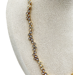 画像をギャラリービューアに読み込む, 【中古】スワロフスキー Swarovski ネックレス ゴールド クリスタル装飾 ラインデザイン 約44cm 箱付き j0215pq02049
