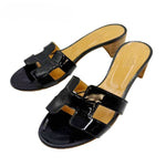 画像をギャラリービューアに読み込む, 【中古】エルメス HERMES サンダル ミュール Hデザイン i0810oq019184
