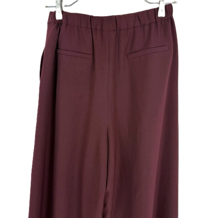 【中古】エポカザショップ EPOCA THE SHOP キュロットスカート 巻きスカート風 ワインレッド i0703n0012