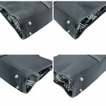 将图片加载到图库查看器，【中古】バーバリー BURBERRY バーバリー ビジネスバッグ ブラック レザー ブリーフケース メンズ 通勤 A4可 i1207oq01080
