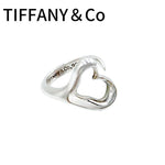 画像をギャラリービューアに読み込む, 【中古】ティファニー TIFFANY &amp; CO. オープンハート リング SV925 j0729pq00877
