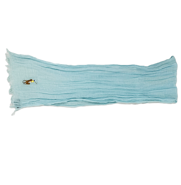 【中古】POLO RALPH LAUREN ポロ ラルフローレン ストール 薄手 ガーゼ コットン i0727tq02810