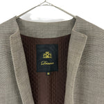 将图片加载到图库查看器，【中古】Drawer ドゥロワー ノーカラーロングジレ ブラウン ベスト ウール混 シンプル 上品 大人コーデ i0818o00235
