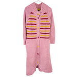 将图片加载到图库查看器，【中古】Jocomomola ホコモモラ モコモコ ロングカーディガン ニット 羽織り i0911wq011
