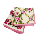 Load image into Gallery viewer, 【中古】フェイラー FEILER ハンカチ 2枚セット ピンク 花柄 i0728tq0031
