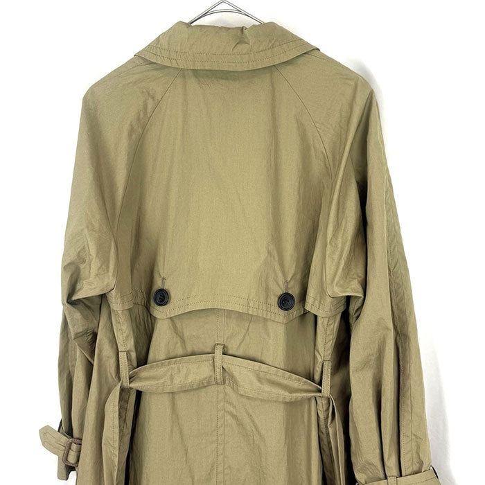 【中古】ドゥーズィエムクラス Deuxieme Classe スプリングコート ロング トレンチコート ベージュ系 i0422rq003106