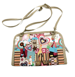 Load image into Gallery viewer, 【中古】LeSportsac レスポートサック ショルダー 斜めがけ ポーチ ウォレット 多収納 軽量 i0731wq0315
