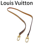 画像をギャラリービューアに読み込む, 【中古】ルイヴィトン Louis Vuitton ショルダーベルト ストラップ ブラウン ゴールド金具 j0925aq045110

